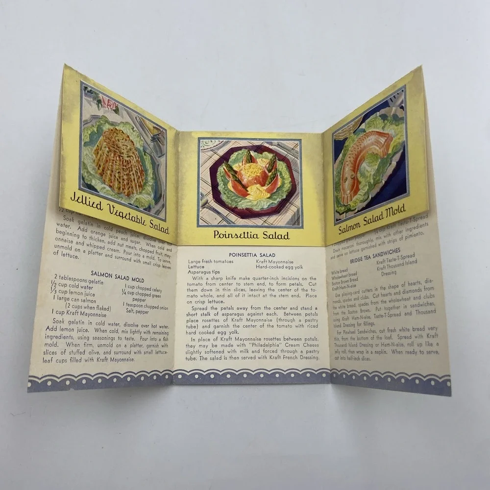 Vintage‎ Advertisement Recipe Booklet Sunday Night Successes Kraft Kitchen Fresh